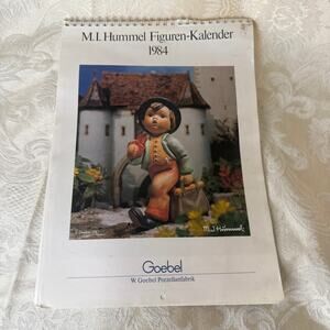 Vintage 1984 M I Hummel Figuren Kalender Goebel West Germany Complete